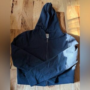 Cropped American Eagle Zip-Up